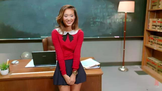 The Teacher Fucks A Student From Asia Hard