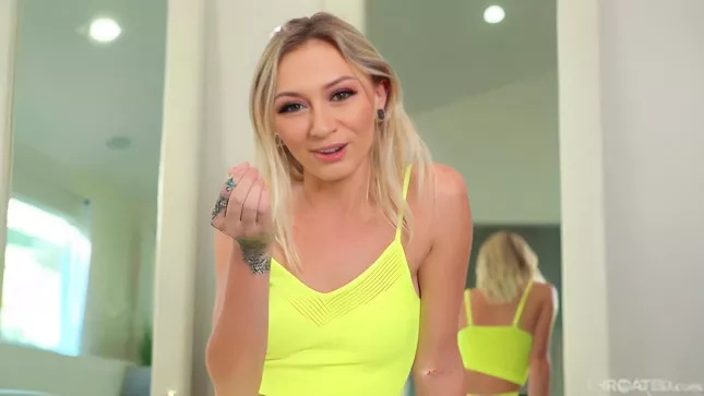A Little White Babe Greedily Sucks A Thick Cock