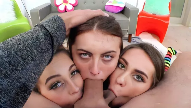 Hot Chicks Sucking A Big Dick