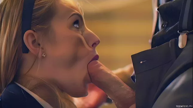 The Teacher Pulls A Cute Student On A Dick