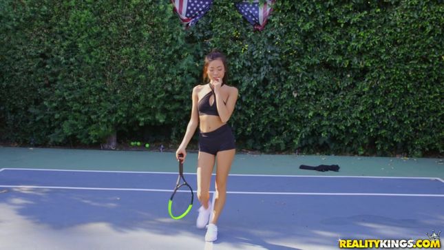 The Coach Has A Young Tennis Player In The Vagina
